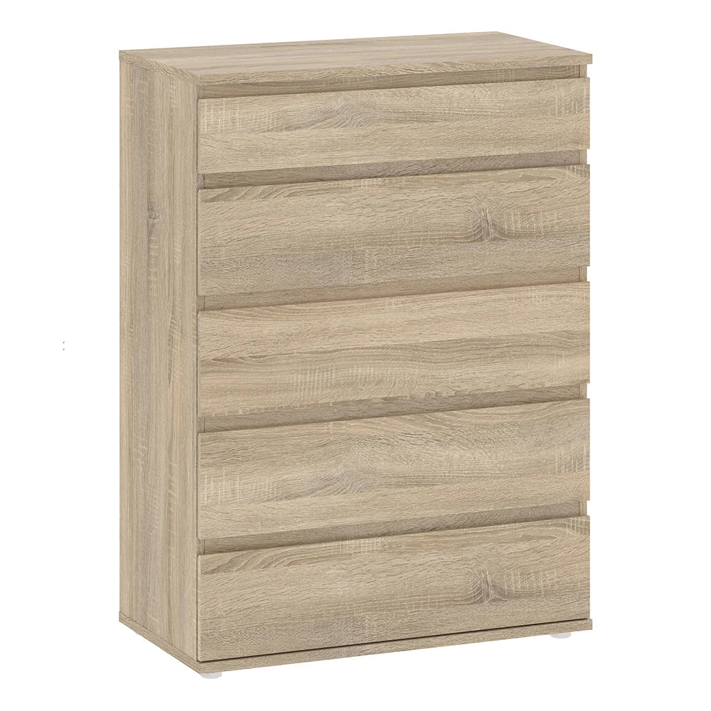 Nova 5 Drawer Chest in Oak