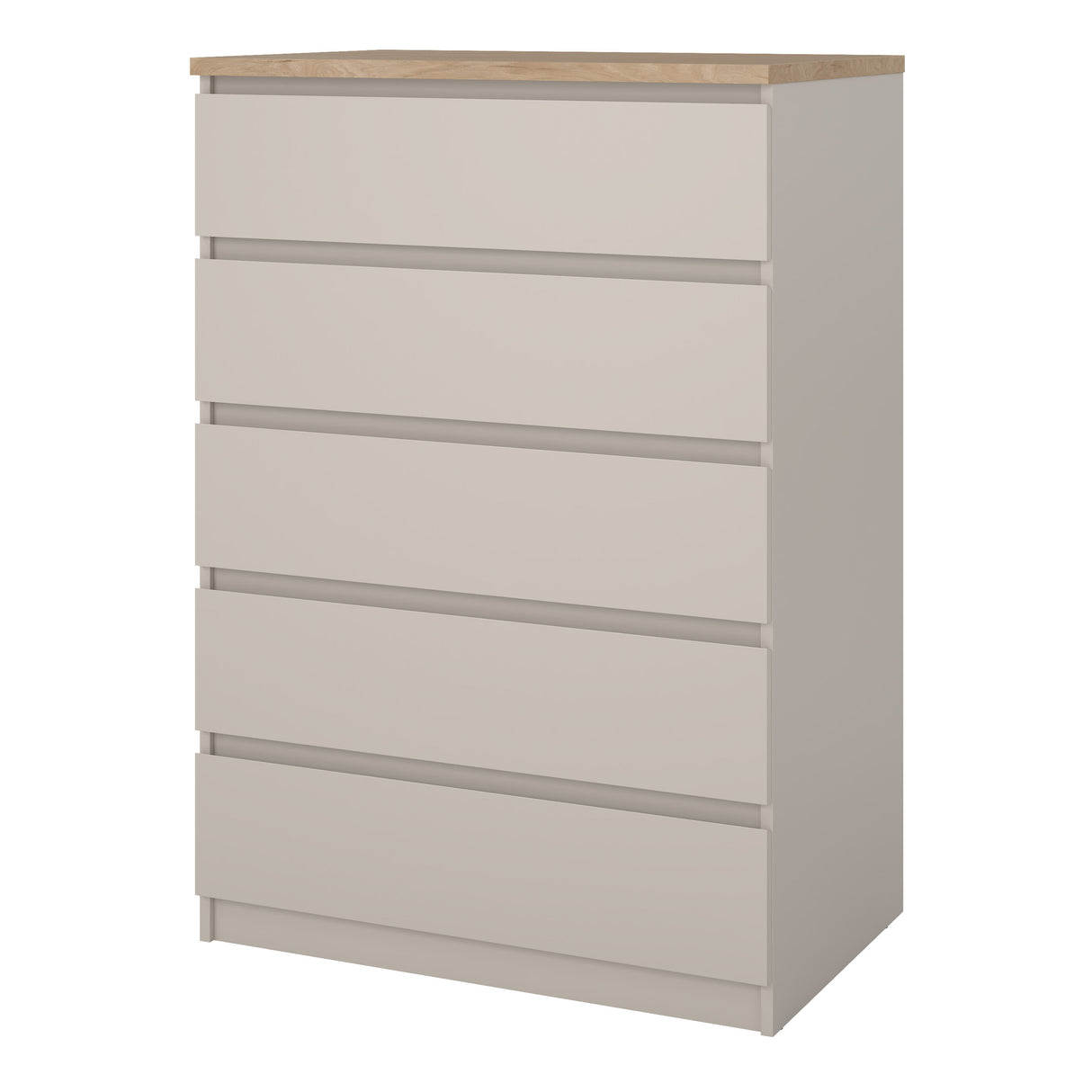 Naia Chest of 5 Drawers in Cashmere Jackson Hickory