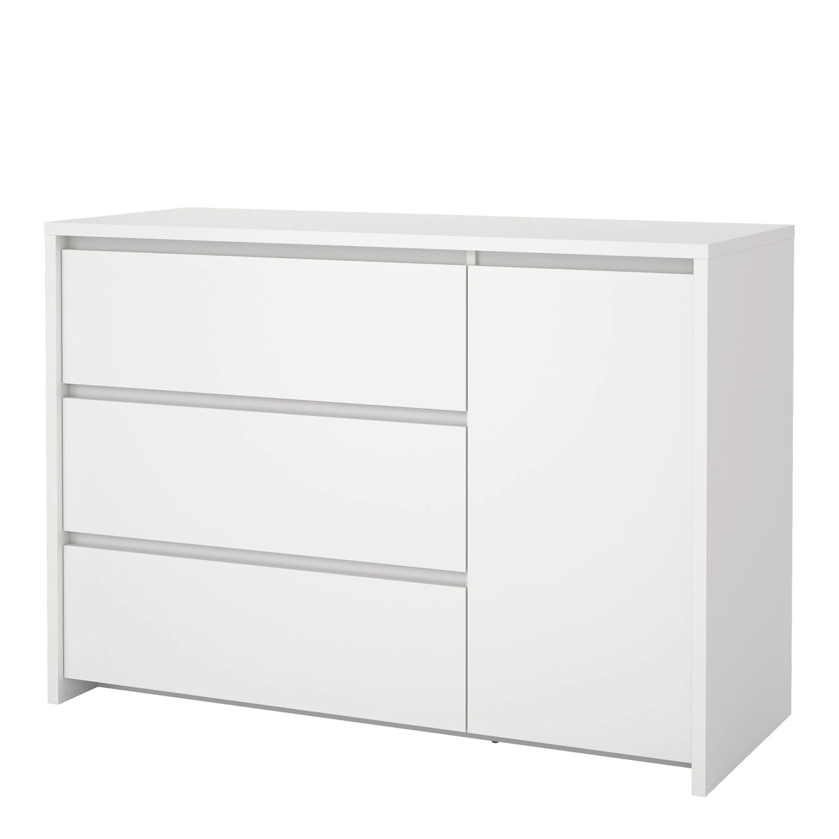 Next Sideboard with 1 Door and 3 Drawers White