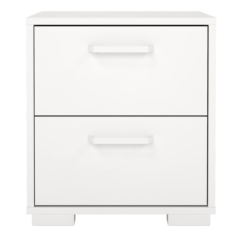 Sofia Nightstand 2 Drawers White