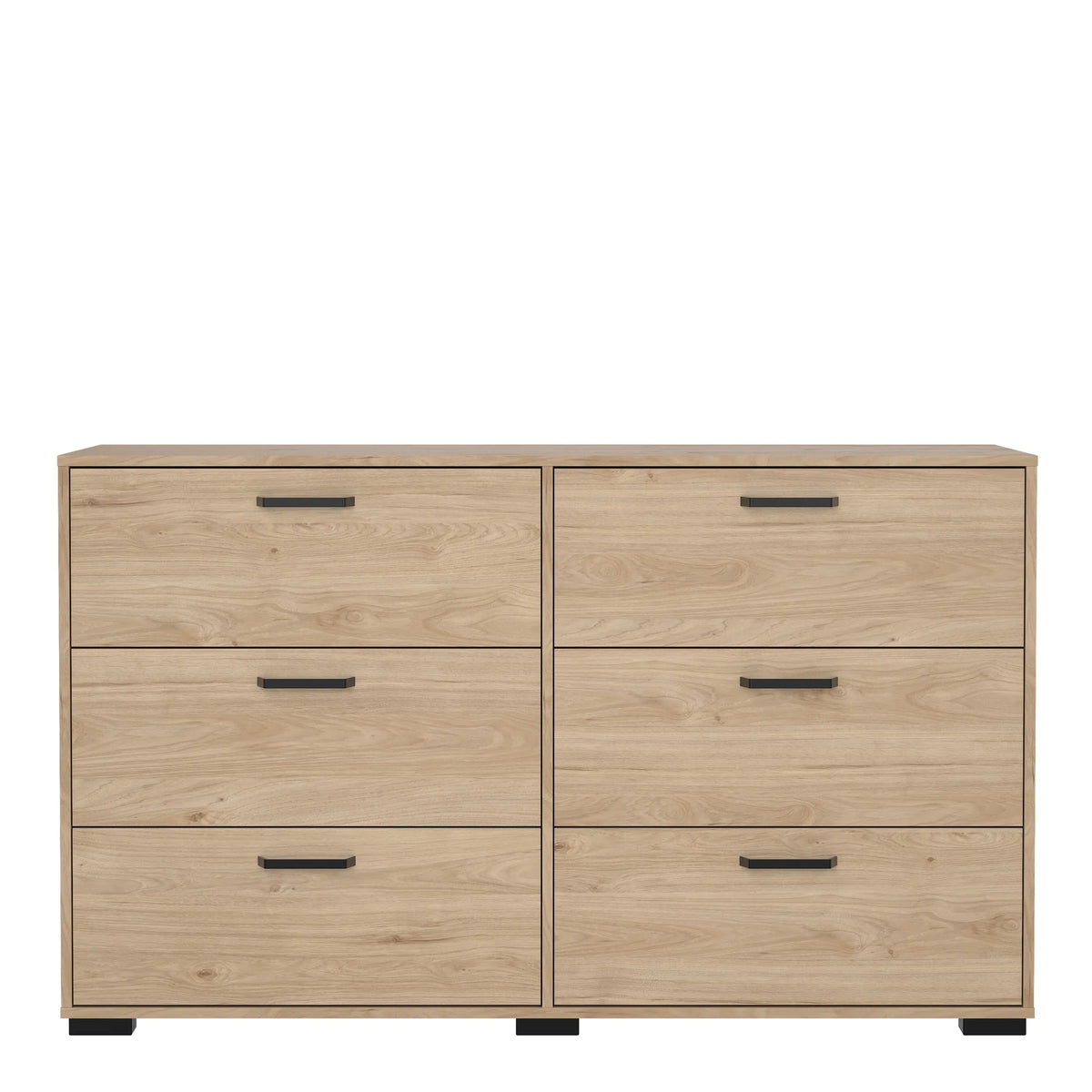 Sofia Double Dresser 6 Drawers Jackson Hickory