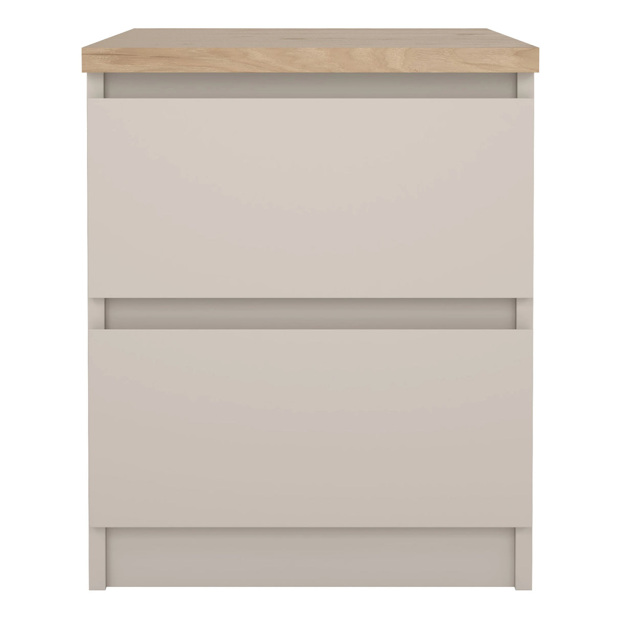 Naia Bedside 2 Drawers in Cashmere Jackson Hickory