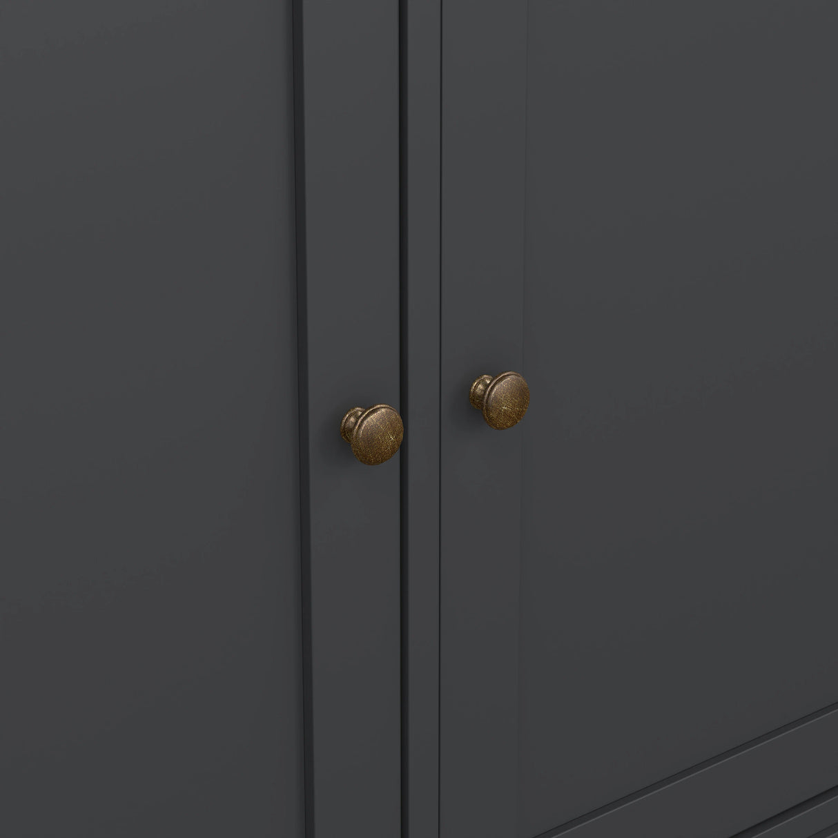 Paris Sideboard with 3 Doors and 3 Drawers in Matt Grey