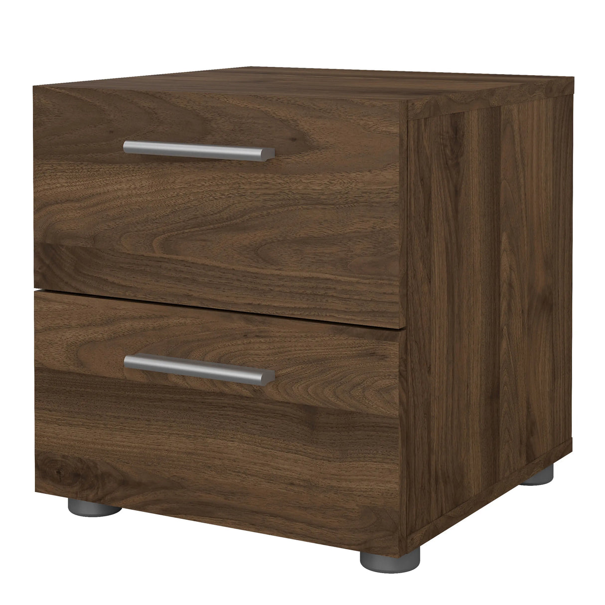Pepe Bedside 2 Drawers in Walnut