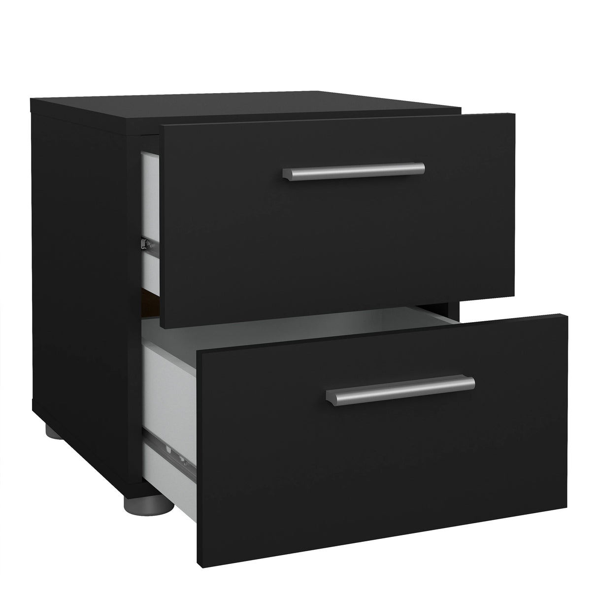 Pepe Bedside 2 Drawers in Black