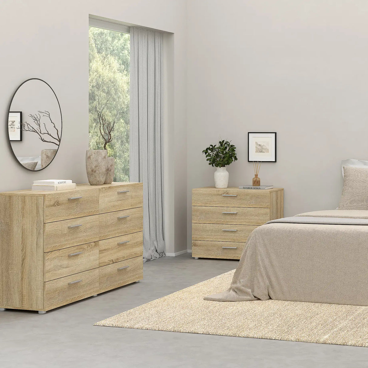 Pepe Chest of 4 Drawers in Oak