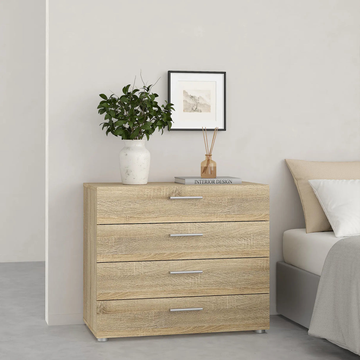 Pepe Chest of 4 Drawers in Oak