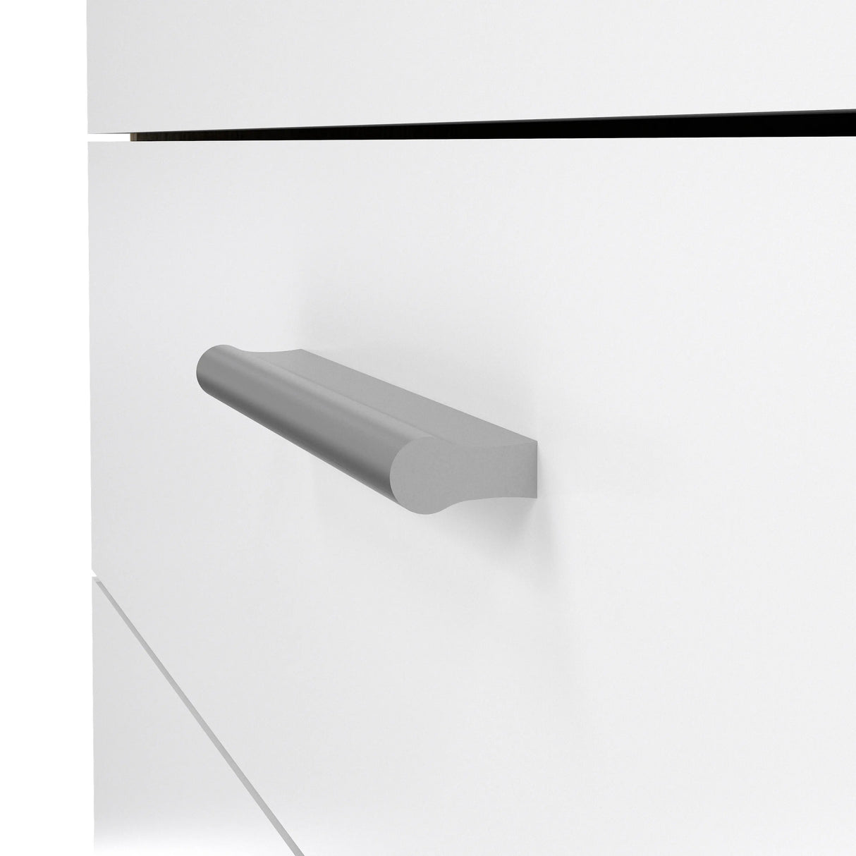 Pepe Chest of 4 Drawers in Oak with White High Gloss