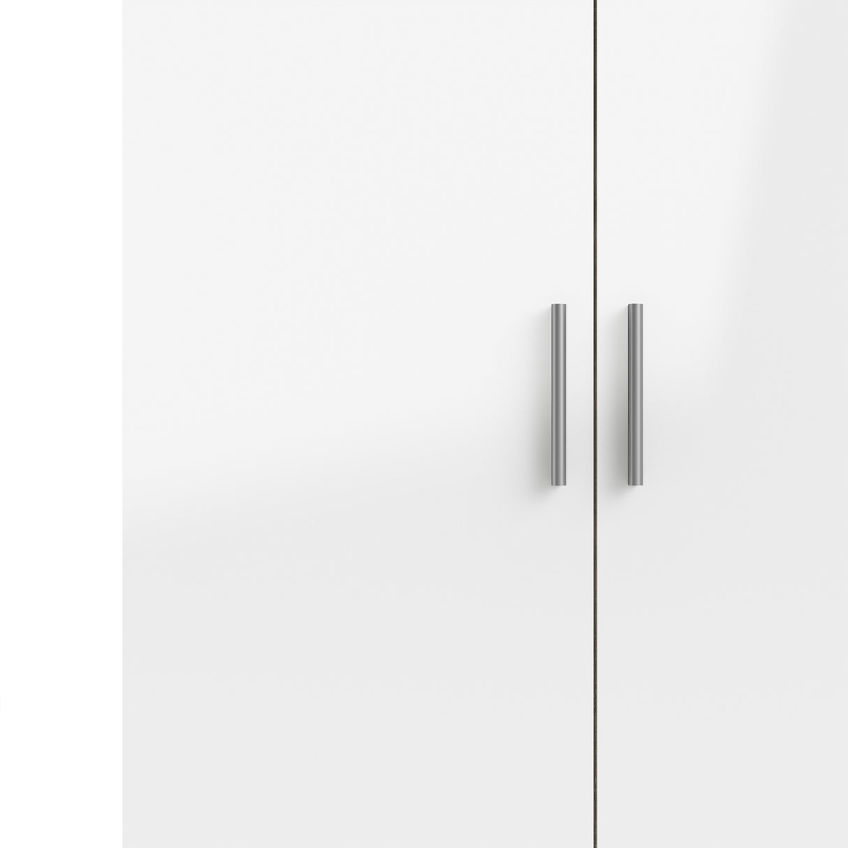 Pepe Wardrobe with 2 doors in Oak with White High Gloss