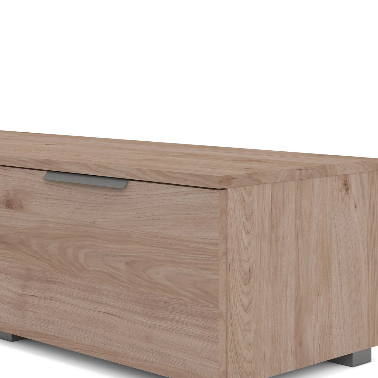 Match TV Unit with 2 Drawers and 2 Shelves in Oak