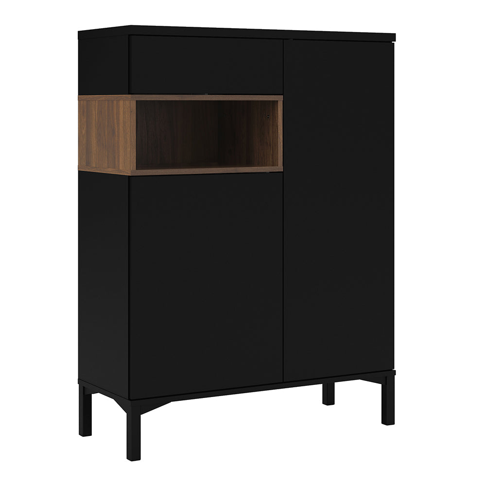 Roomers Sideboard 2 Door 1 Drawer in Walnut