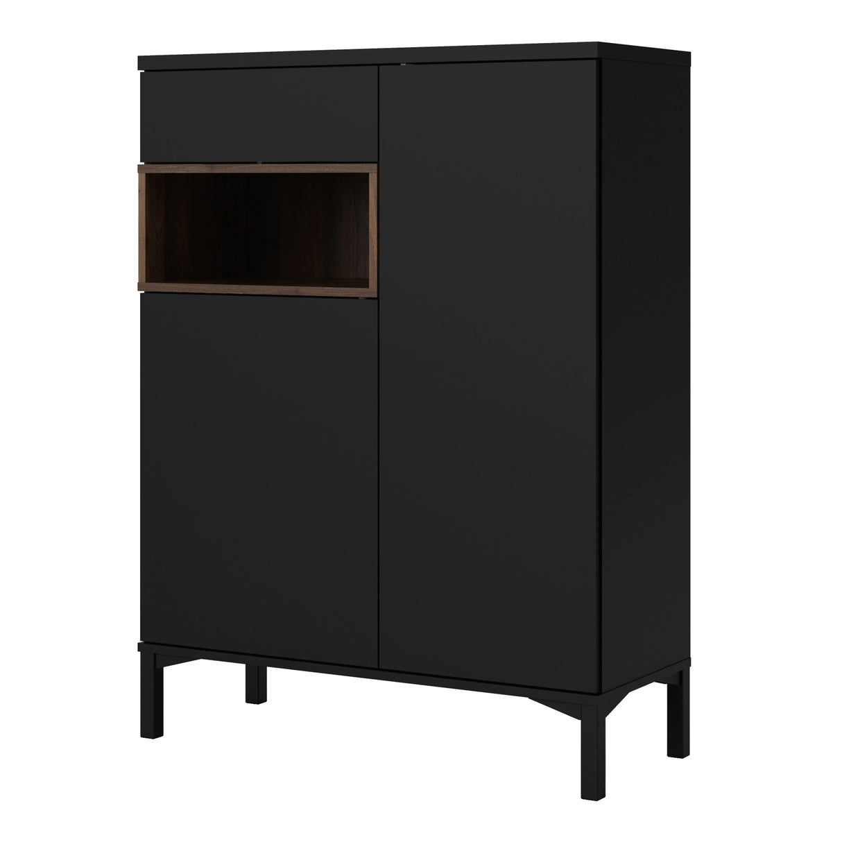 Roomers Sideboard 2 Door 1 Drawer in Walnut