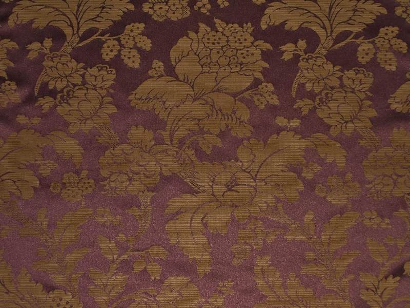 Damask Floral Damson / SR14266 (Per Metre)