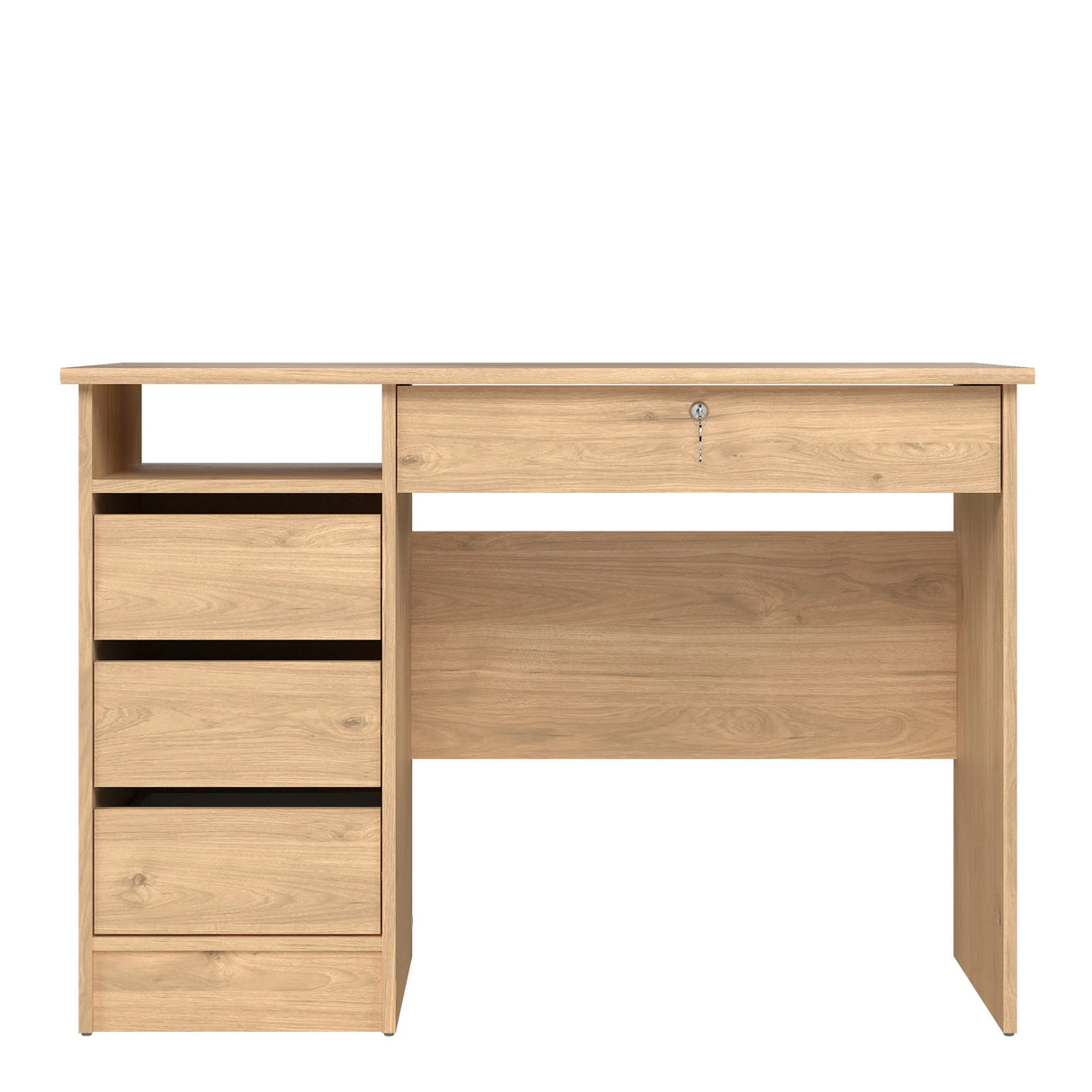 Function Plus 4 Drawer Desk in Oak
