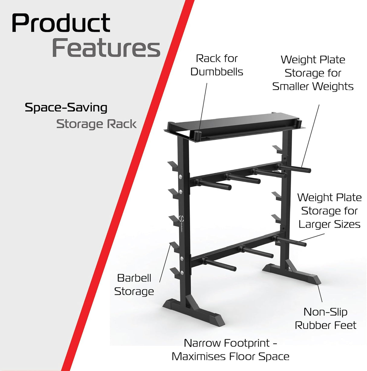 Heavy Duty A-Frame Dumbbell Rack
