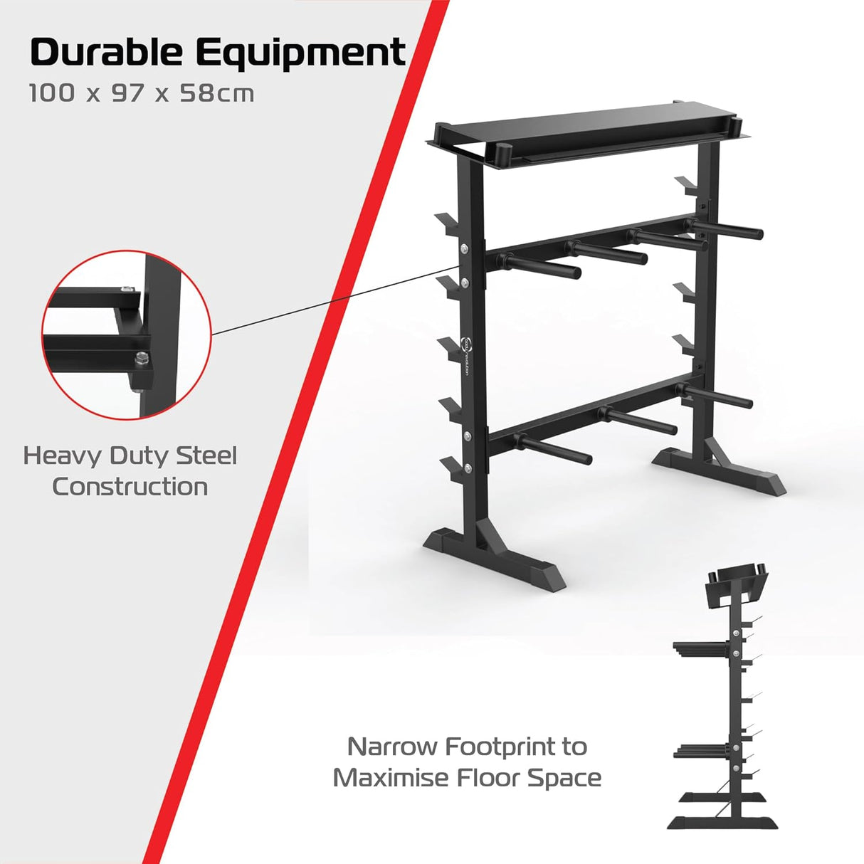 Heavy Duty A-Frame Dumbbell Rack