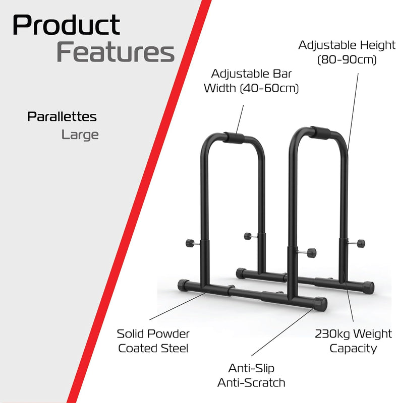 Parallettes Push Up Handles Large