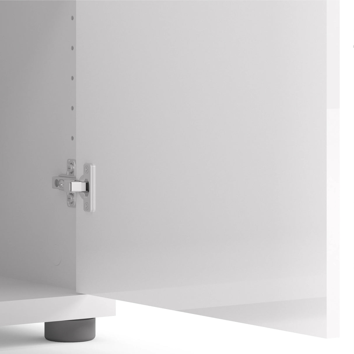 Prima Bookcase 2 Shelves with 2 Drawers 2 Doors in White