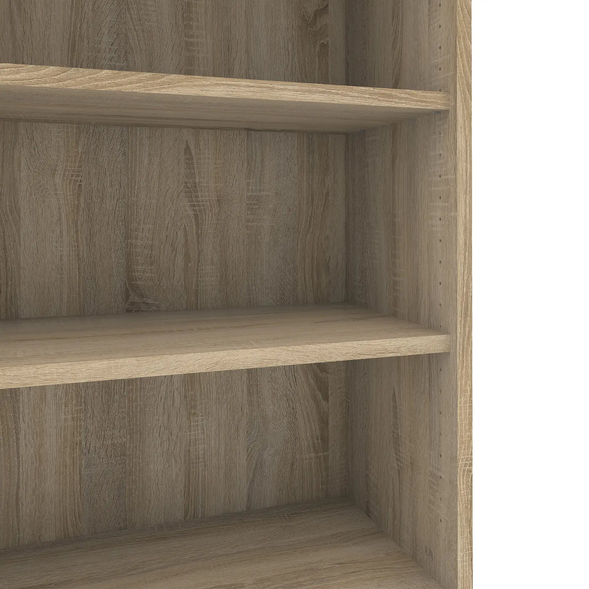 Prima Bookcase 2 Shelves with 2 Drawers and 2 Doors in Oak