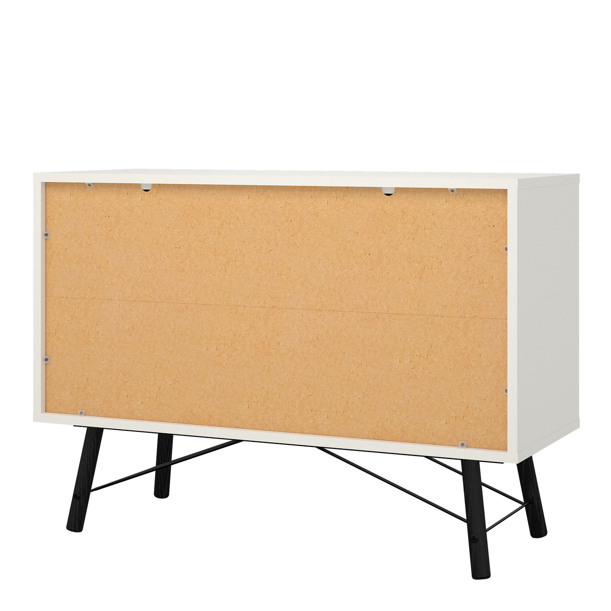 Ry Sideboard with 1 door + 2 drawers in Matt Matt White