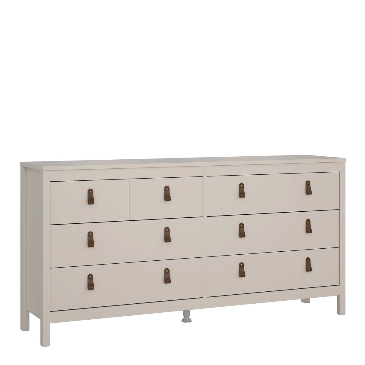 Barcelona Double Dresser 4+4 Drawers in Cashmere