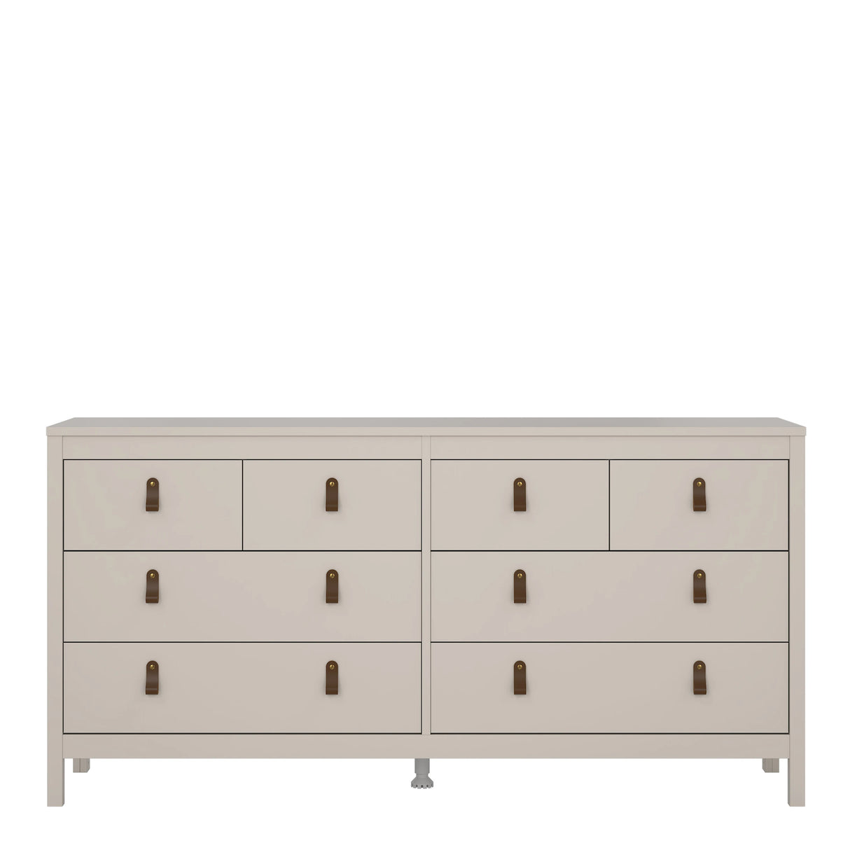 Barcelona Double Dresser 4+4 Drawers in Cashmere
