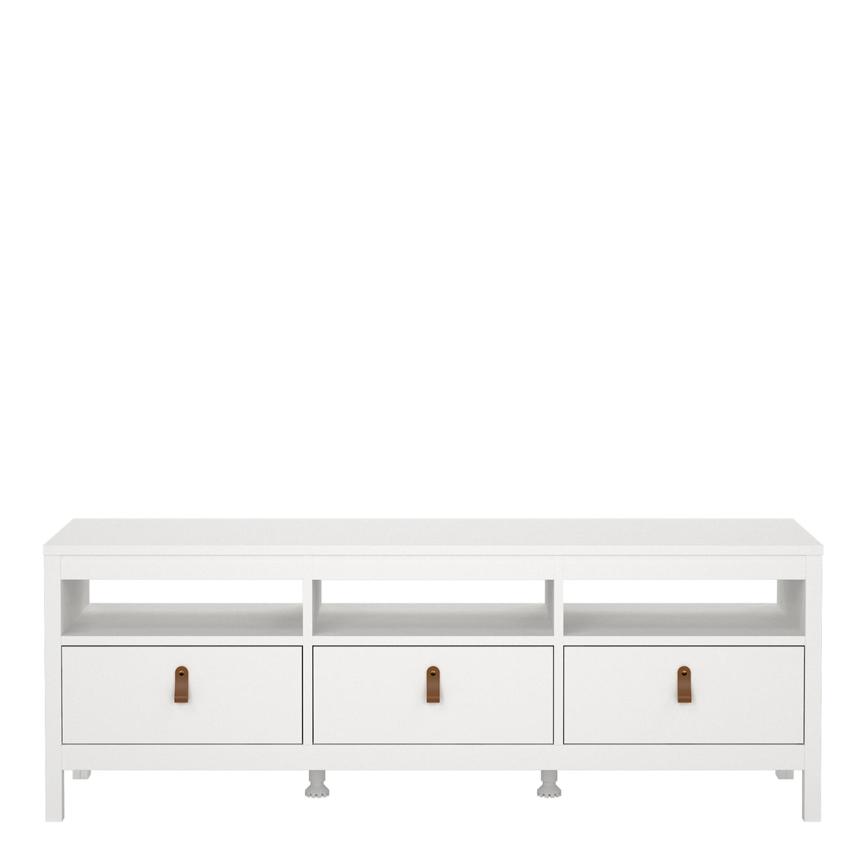 Barcelona TV Unit 3 Drawers in White