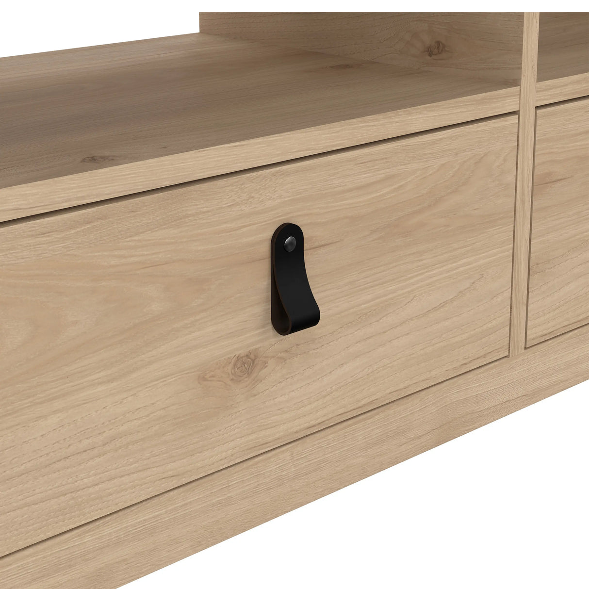 Barcelona TV Unit 3 Drawers in Jackson Hickory Oak