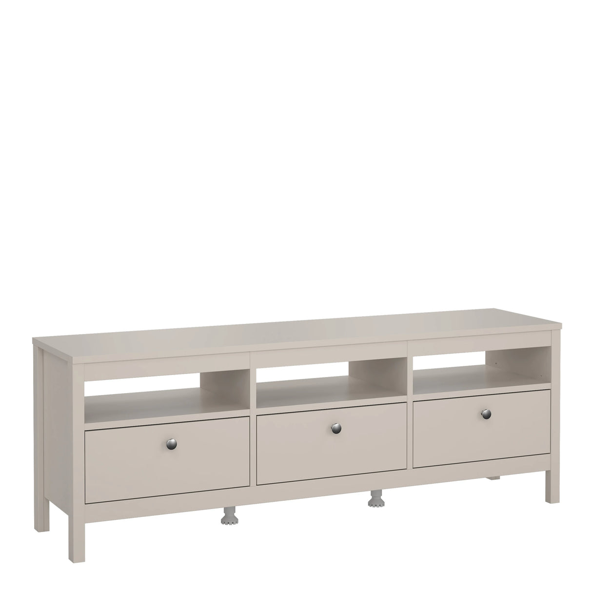 Barcelona TV Unit 3 Drawers in Cashmere