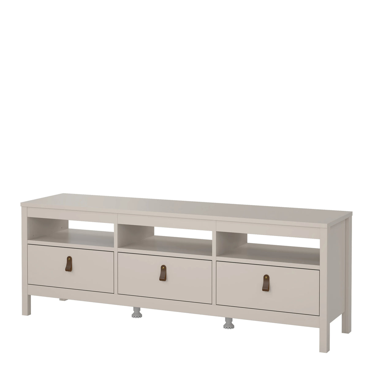 Barcelona TV Unit 3 Drawers in Cashmere