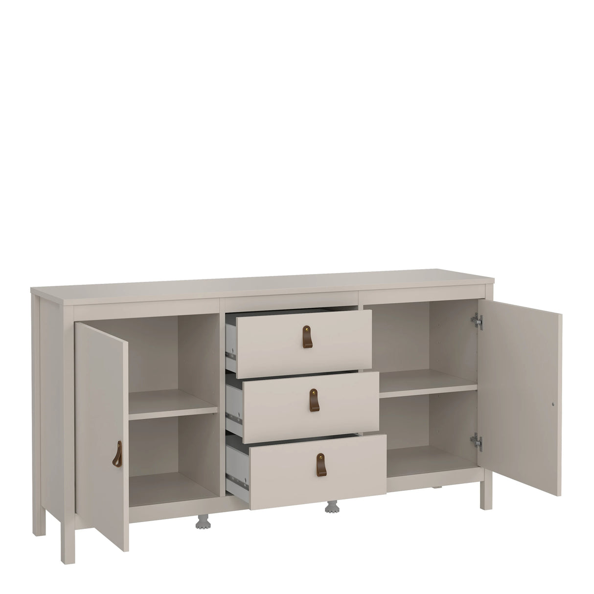Barcelona Sideboard 2 Doors + 3 Drawers in Cashmere