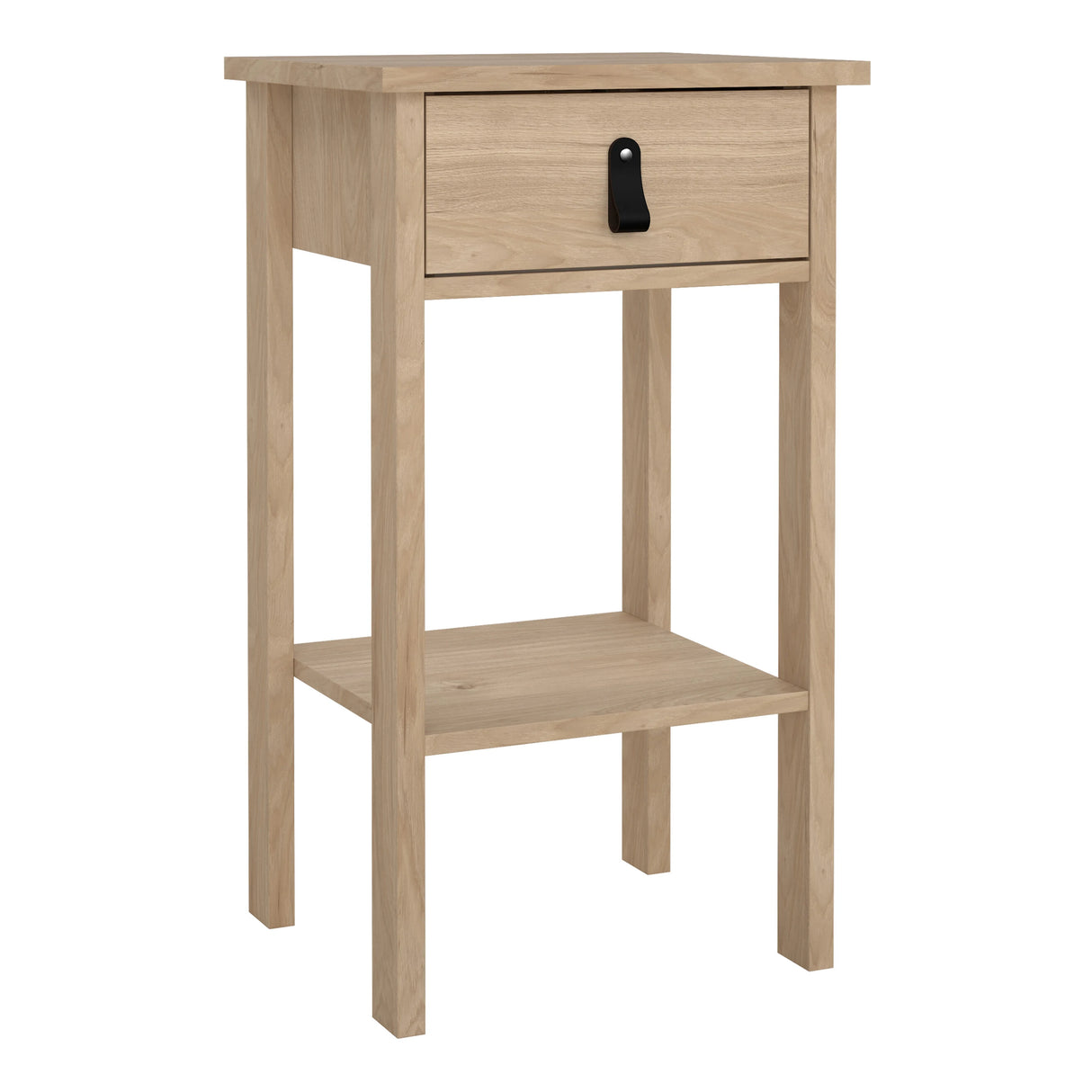 Barcelona Bedside Table with 1 Drawer in Oak