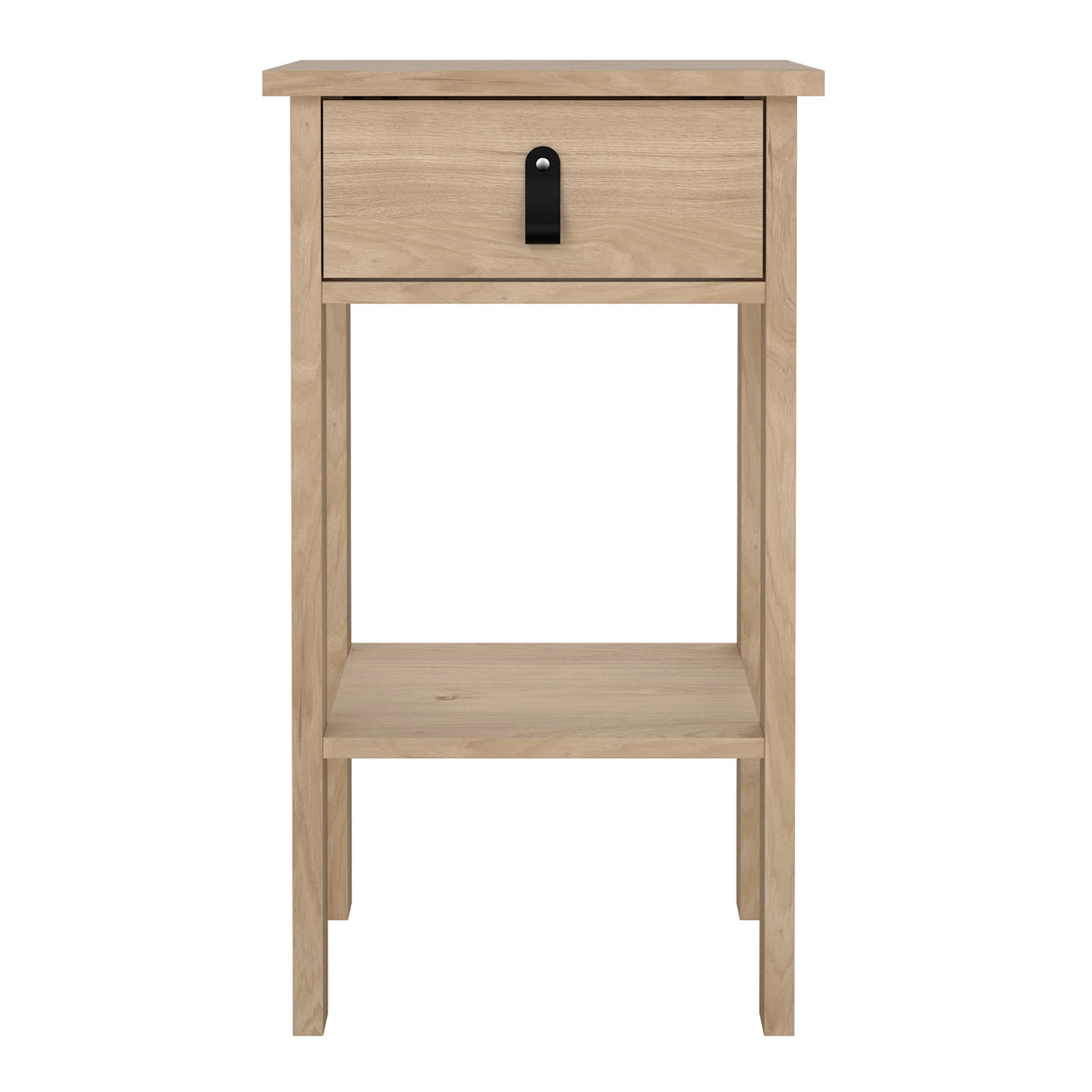 Barcelona Bedside Table with 1 Drawer in Oak