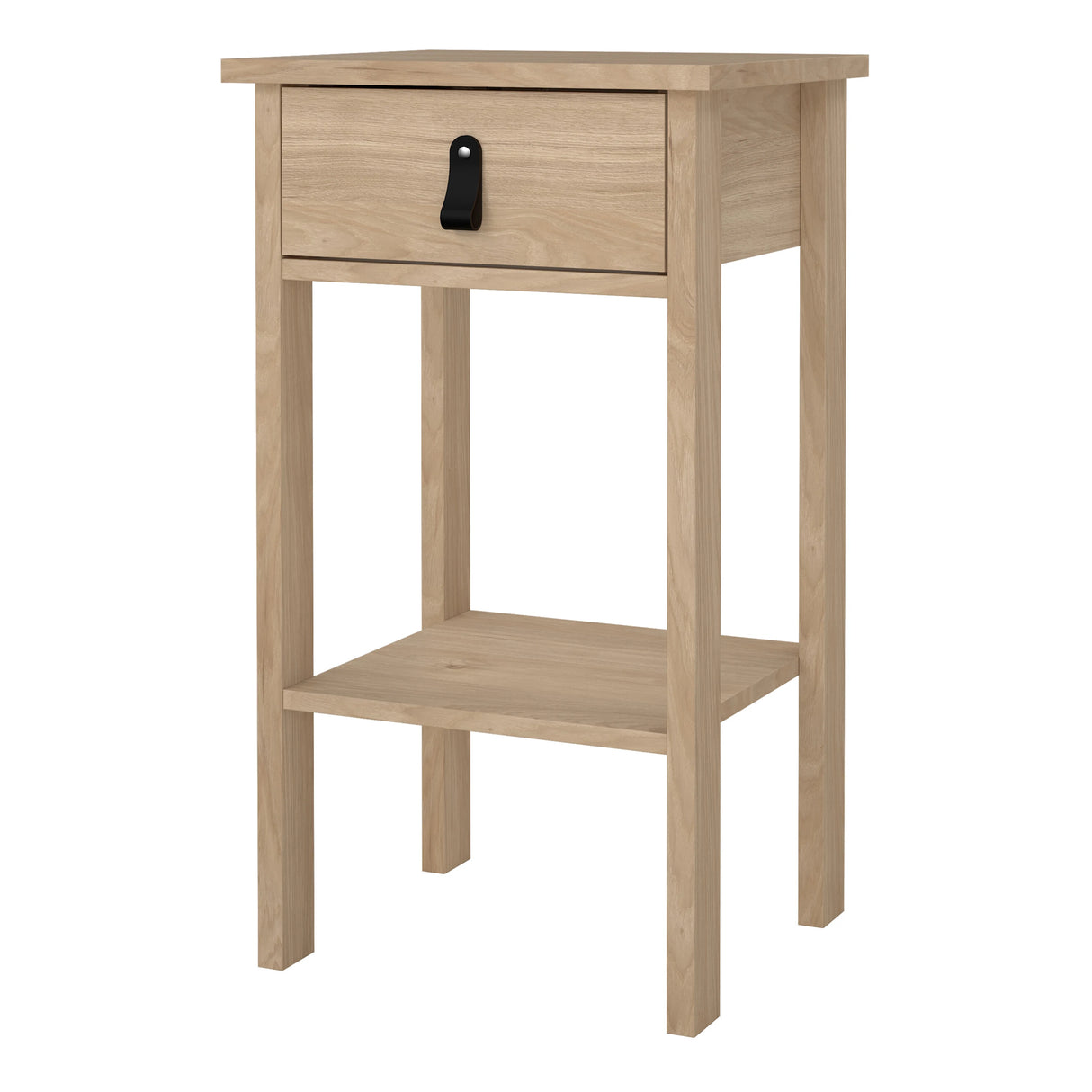 Barcelona Bedside Table with 1 Drawer in Oak