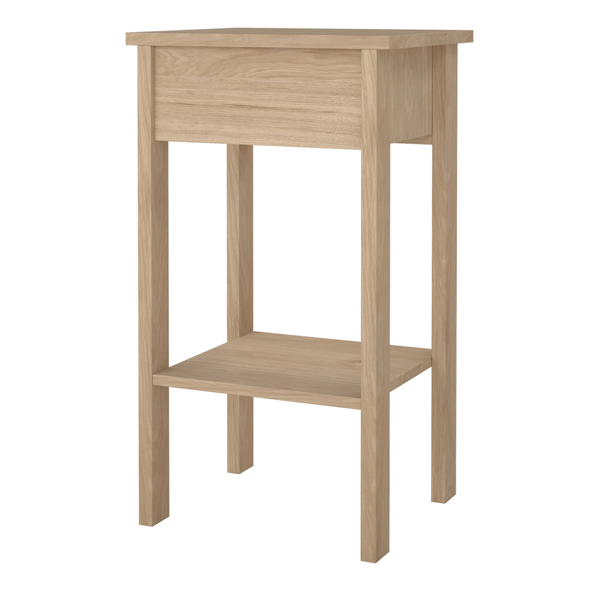 Barcelona Bedside Table with 1 Drawer in Oak
