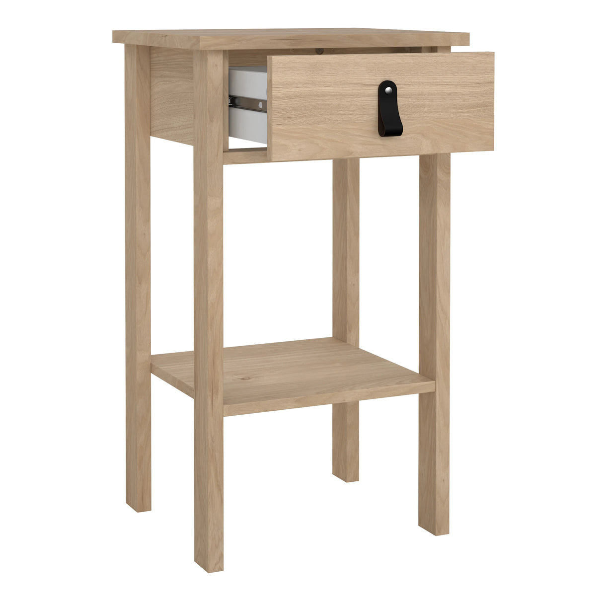 Barcelona Bedside Table with 1 Drawer in Oak