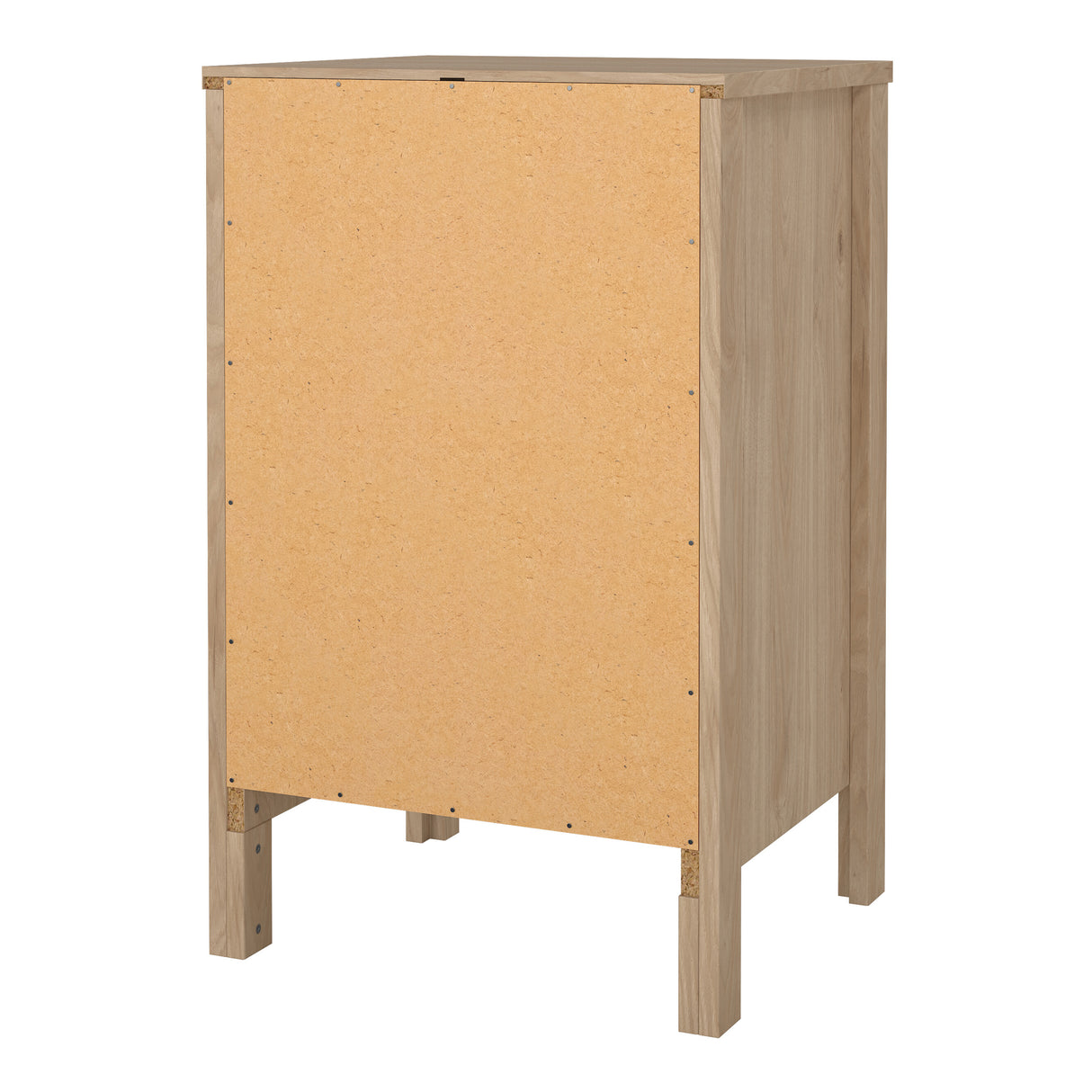 Barcelona Bedside Table 3 drawers in Jackson Hickory Oak