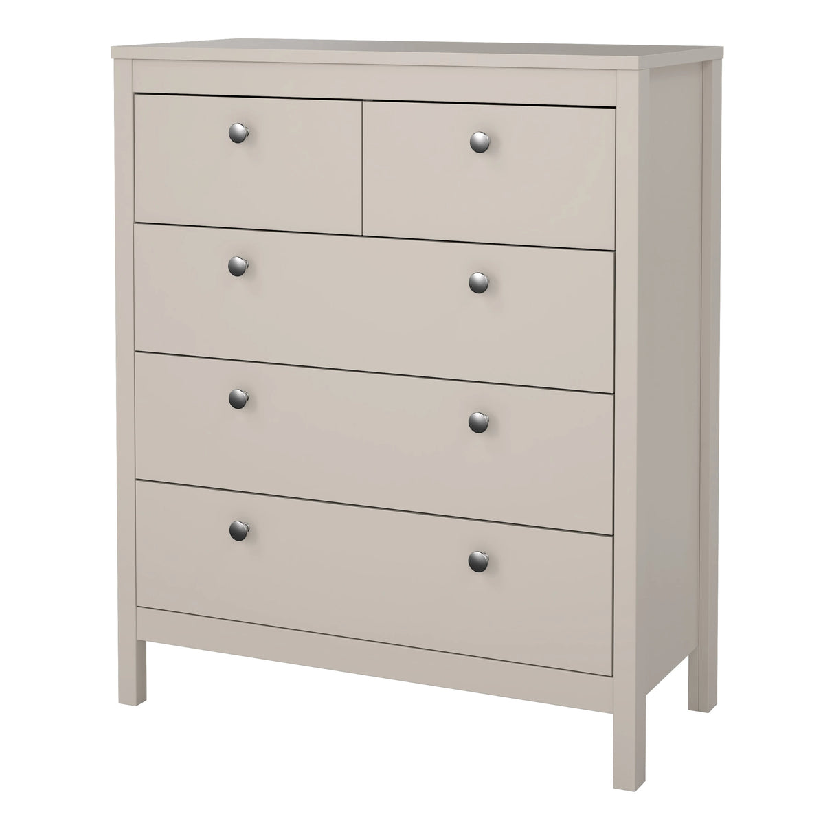 Madrid Chest 3+2 Drawers in Cashmere