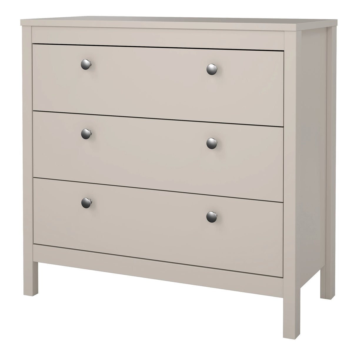 Madrid Chest 3 Drawers in Cashmere