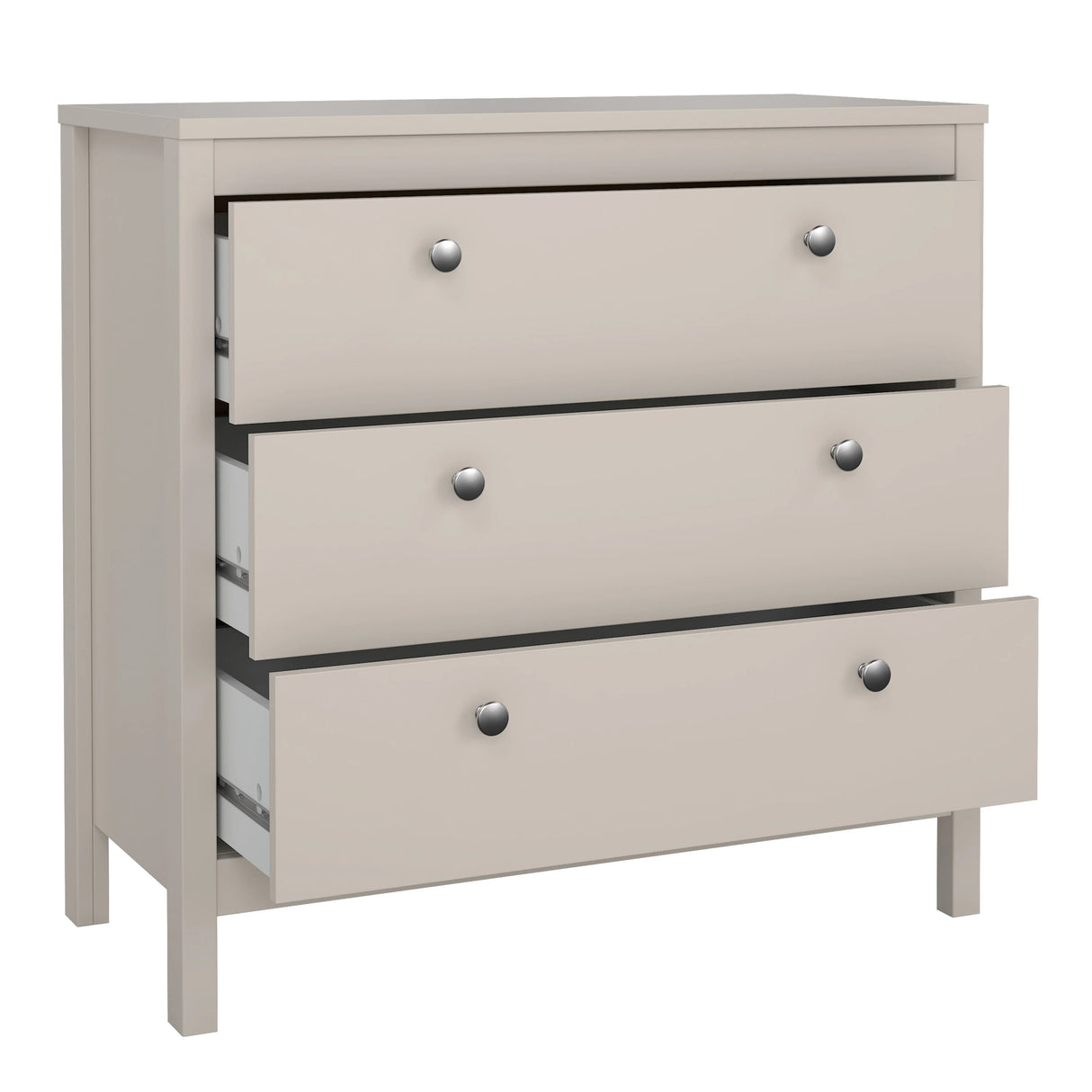 Madrid Chest 3 Drawers in Cashmere