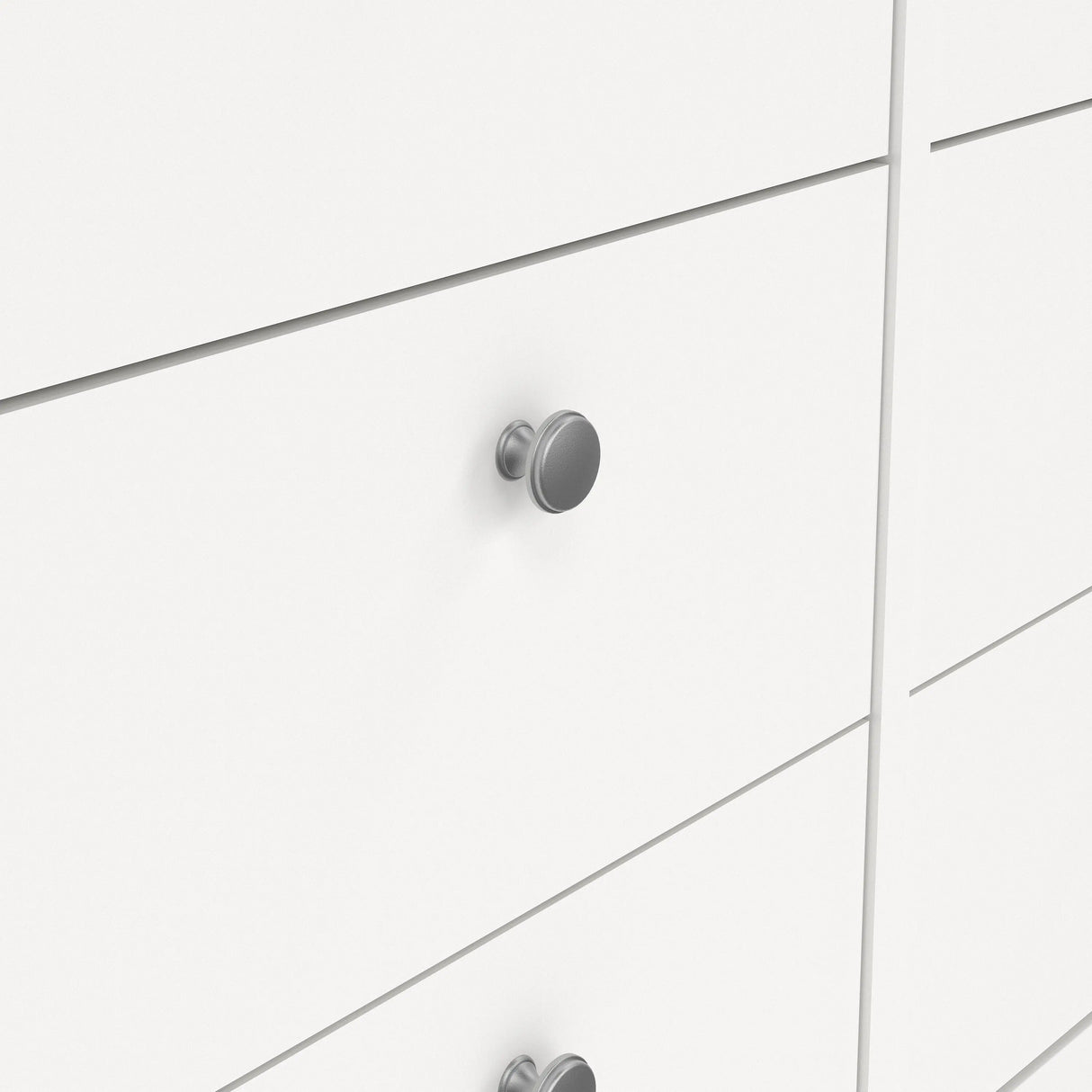 Madrid Double Dresser 4+4 Drawers in White