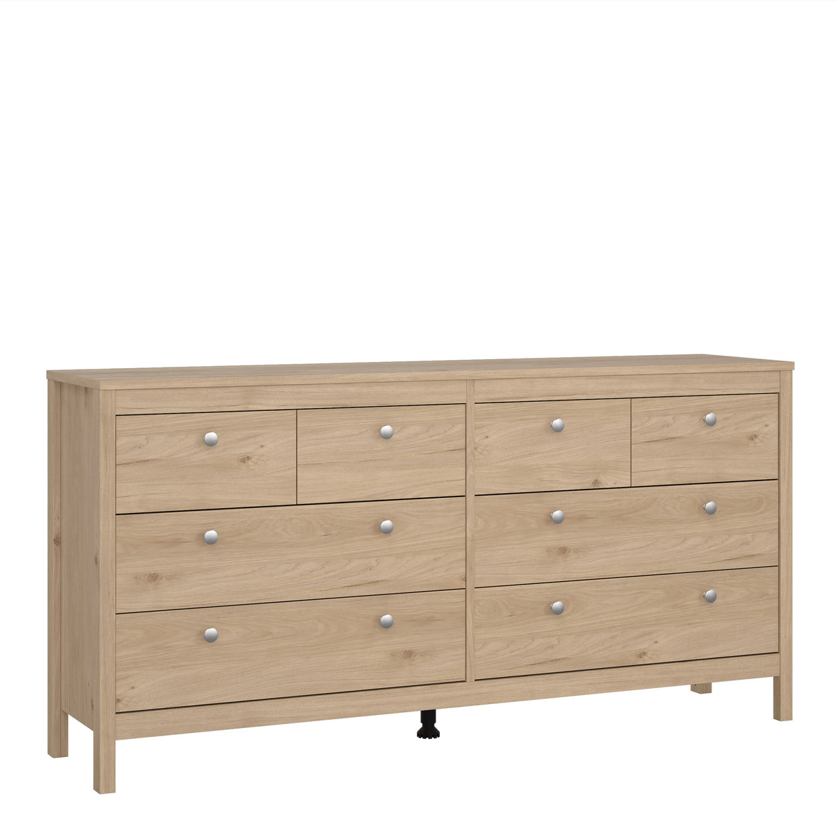 Madrid Double Dresser 4+4 Drawers in Jackson Hickory Oak