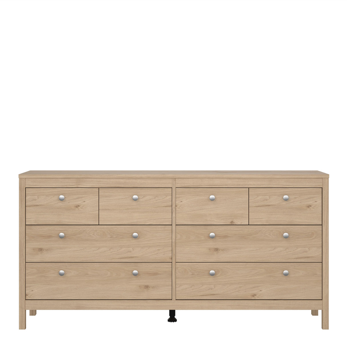 Madrid Double Dresser 4+4 Drawers in Jackson Hickory Oak