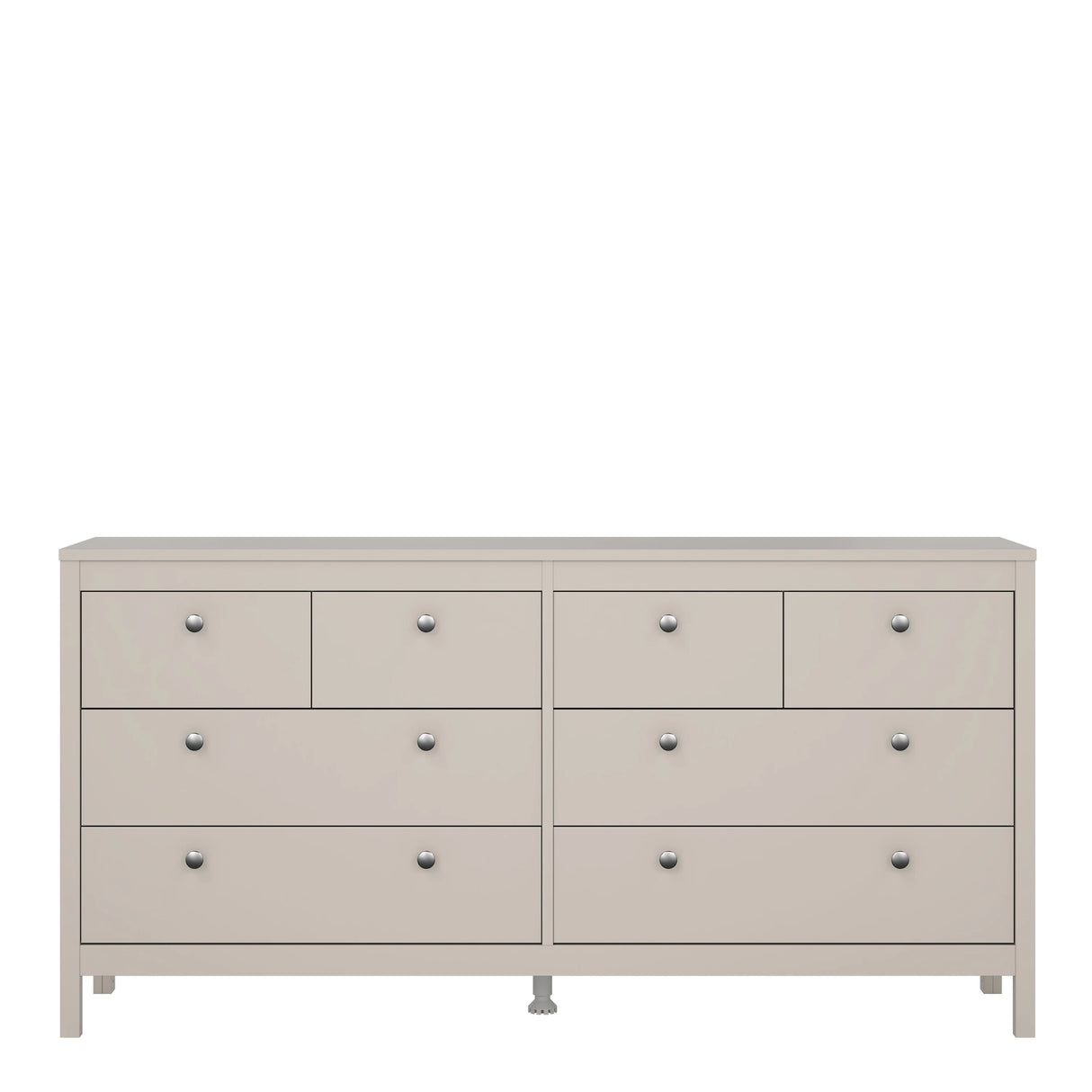 Madrid Double Dresser 4+4 Drawers in Cashmere