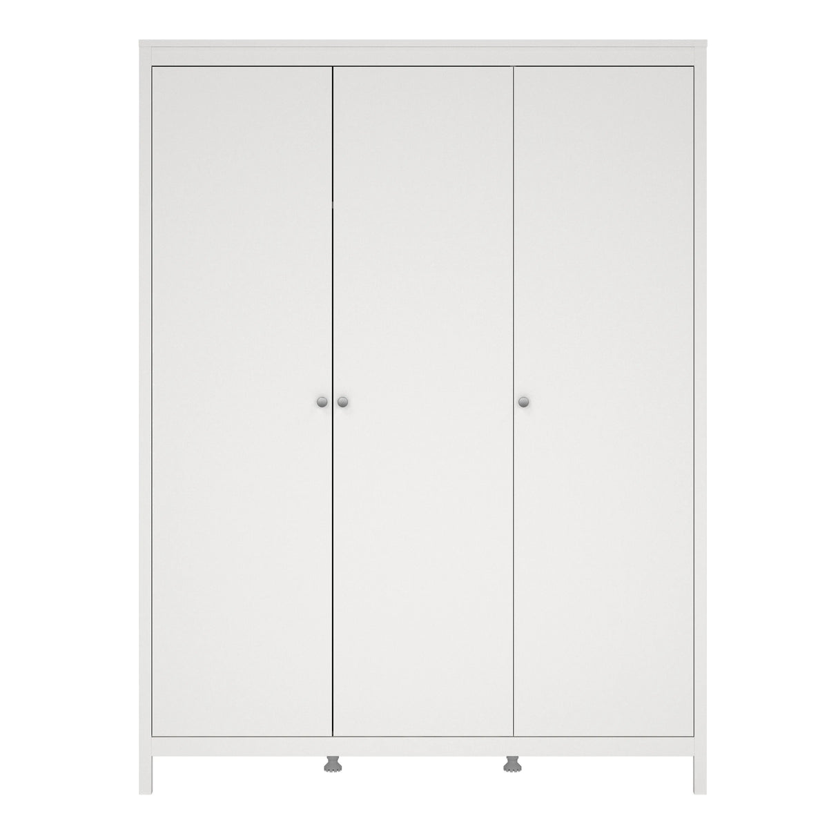 Madrid Wardrobe with 3 Doors in White