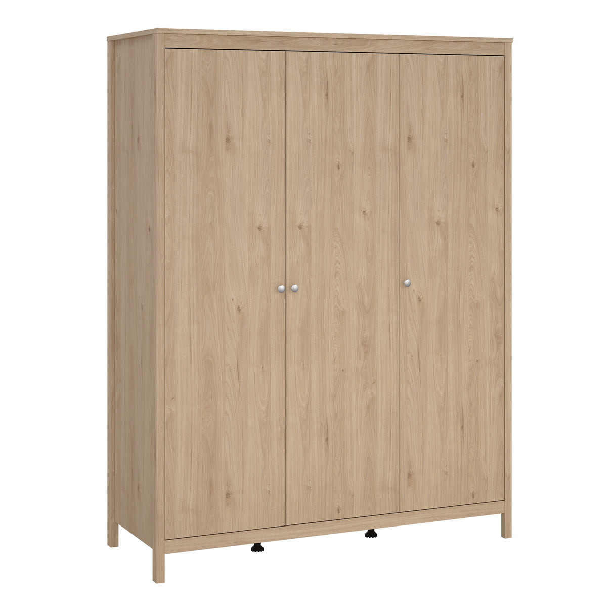 Madrid Wardrobe with 3 doors in Jackson Hickory Oak