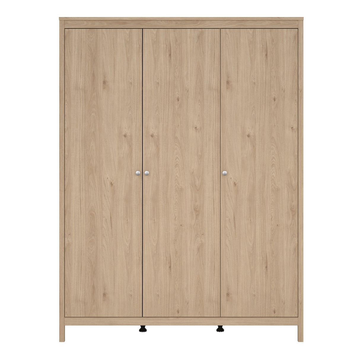 Madrid Wardrobe with 3 doors in Jackson Hickory Oak