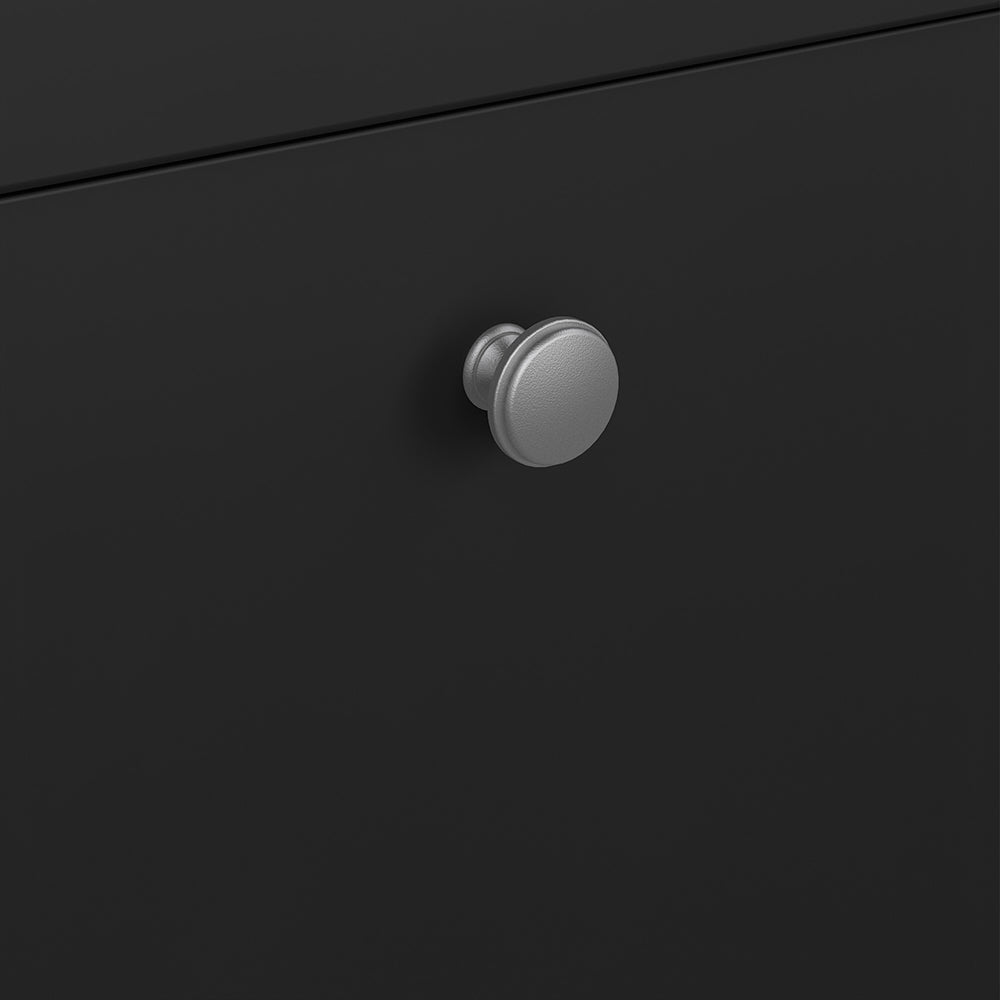 Madrid Shoe cabinet 4 compartments in Matt Black