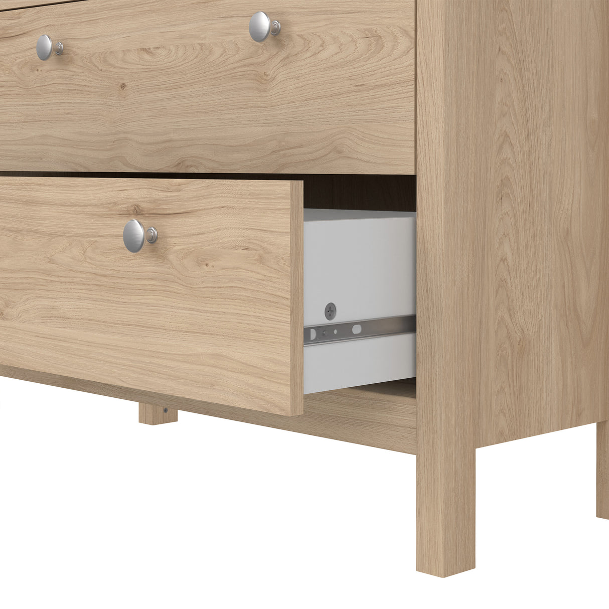 Madrid China cabinet 2 doors w/glass + 3 drawers in Jackson Hickory Oak