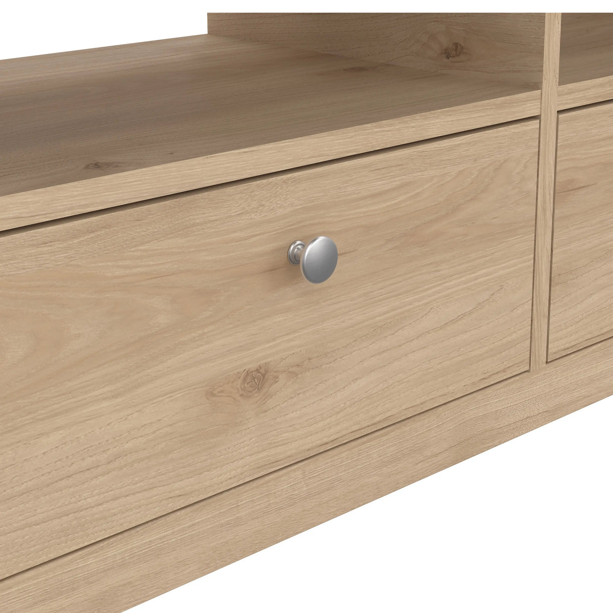 Madrid TV Unit 3 Drawers in Jackson Hickory Oak